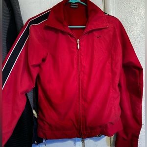 Red Vintage Nike zip up